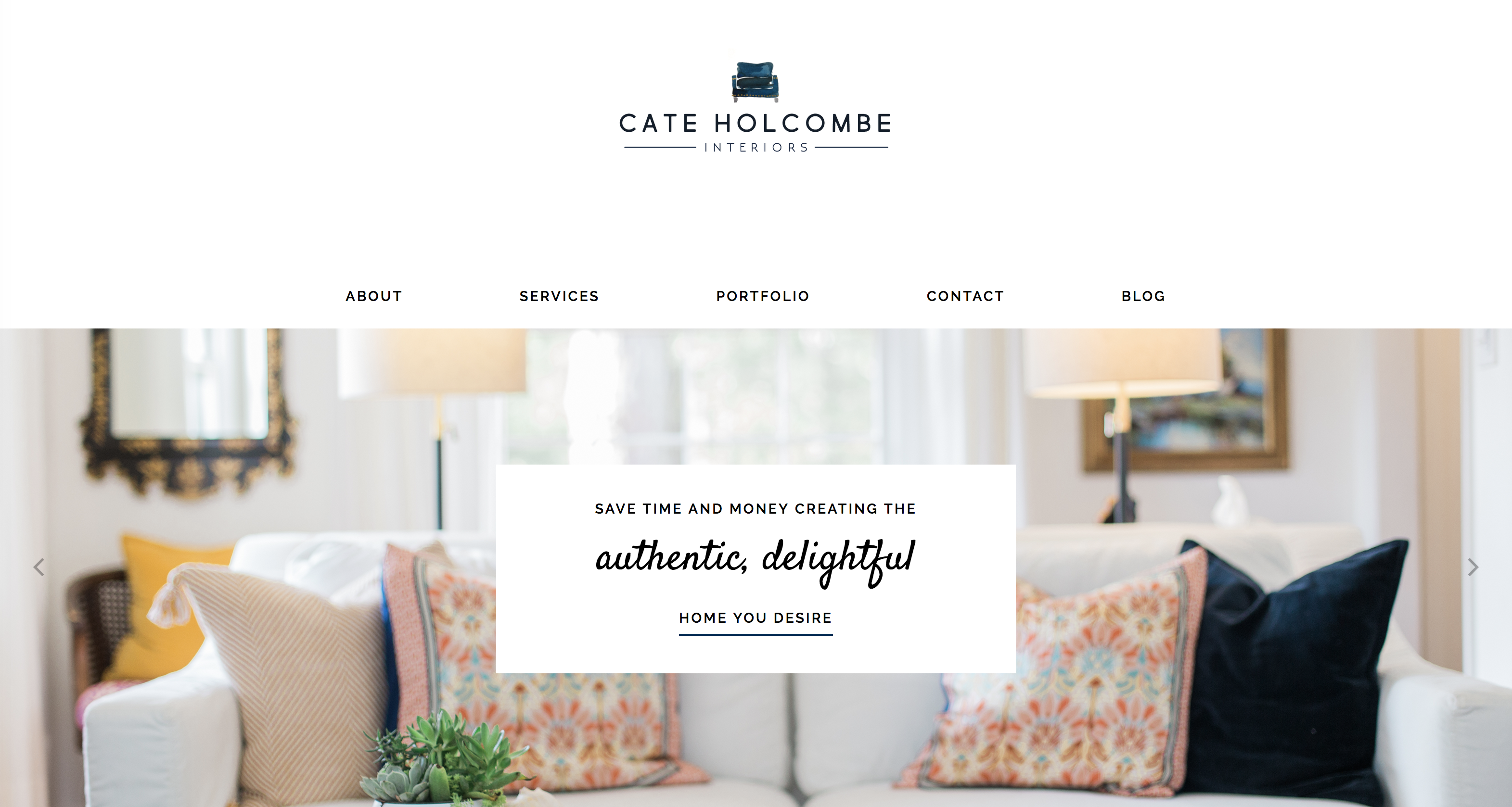 Cate Holcombe Interiors Home Page