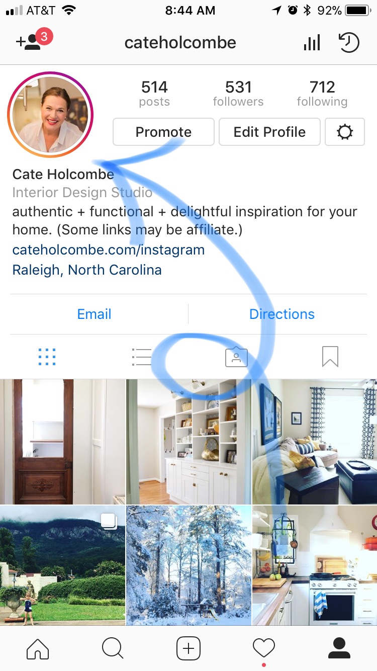 cate-holcombe-interiors-instagram-profile