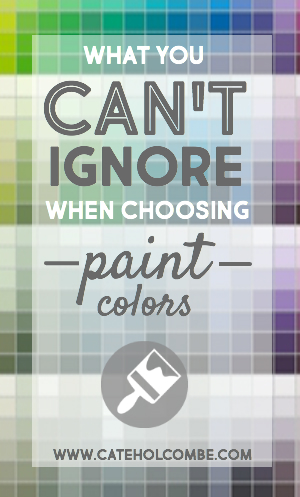 what you cant ignore when choosing paint colors-cate holcombe interiors