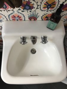 ORC Powder Room - Vintage Wall Mount Sink