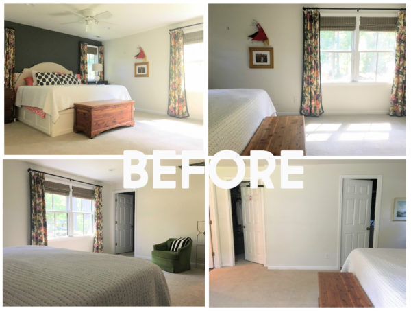 ORC Master Bedroom Week 1: The Befores - Cate Holcombe Interiors