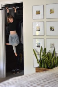 girl on pull-up bar, Cate Holcombe Interiors